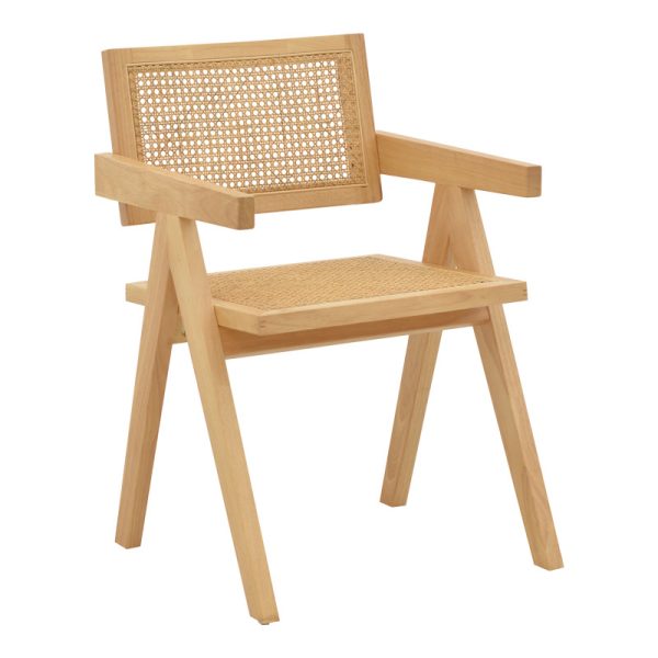 263 000022 Armchair Winslow pakoworld natural rubberwood 52x59x79cmBOHO CHIC > Chairs and Armchairs