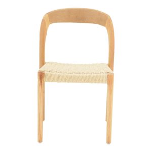 263 000046 3 Tavrine chair pakoworld rope-rubberwood in natural color 47x59x78cmBOHO CHIC > Chairs and Armchairs