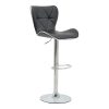 292 000023 Chair Bella pakoworld antracite fabric-natural metal leg 43x52x88cmIndoor furniture > Chairs