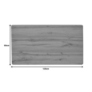 310 000034 2 Table surface Wimeja pakoworld t.Werzalit in oak color 120x80cmProfessional furniture > Table Tops