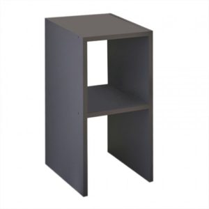 321 000118 Deseo pakoworld bedside table in anthracite shade 30x30x60cmIndoor furniture > Bedside tables