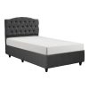 322 000026 Bed-Sofa Remmie pakoworld metal in white shade 90x190cmIndoor furniture > Beds