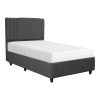 322 000030 Bed with storage space Lineo pakoworld single boucle in beige shade 120x200cmIndoor furniture > Beds