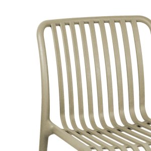 326 000003 4 Bar stool Laudre pakoworld pp in cappuccino shade 56x36x87cmOutdoor furniture > Garden chair