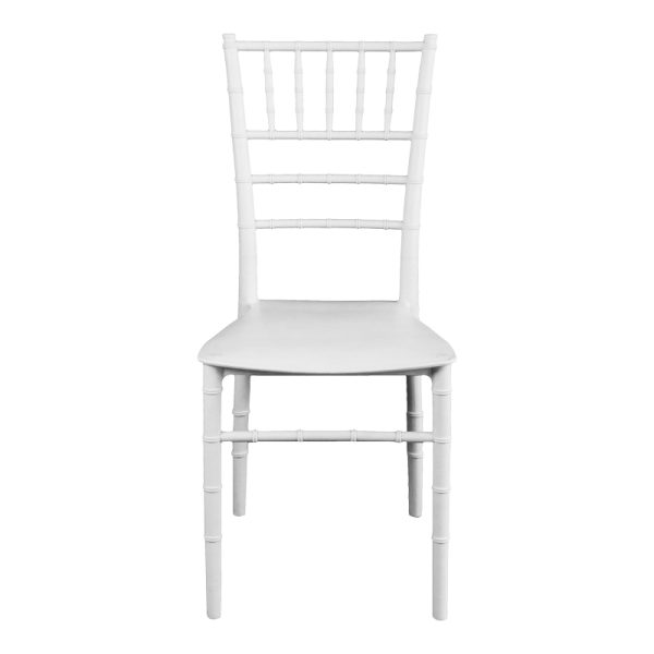 326 000012 3 Tiffany pakoworld pp chair in white shade 40x40x88cmOutdoor furniture > Catering furniture