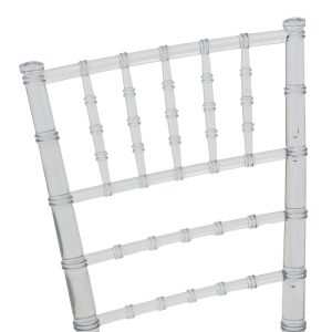 326 000039 4 Tiffany chair pakoworld with cushion transparent pc 38x38.5x88cmOutdoor furniture > Catering furniture
