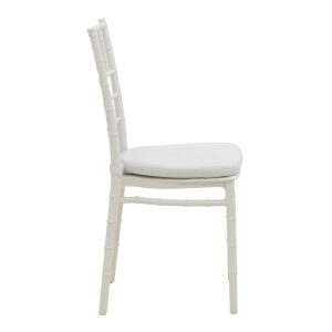326 000040 2 Tiffany chair pakoworld with cushion transparent pc 40x40x88cmOutdoor furniture > Catering furniture