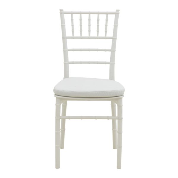 326 000040 3 Tiffany chair pakoworld with cushion transparent pc 40x40x88cmOutdoor furniture > Catering furniture