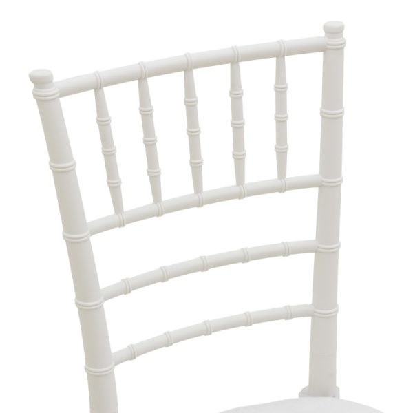 326 000040 4 Tiffany chair pakoworld with cushion transparent pc 40x40x88cmOutdoor furniture > Catering furniture