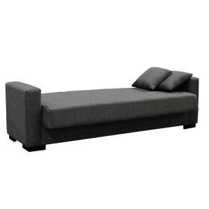 328 000010 2 Three-seater sofa-bed with storage space Vox pakoworld anthracite fabric 214x82x83cmIndoor furniture > Sofas-bed