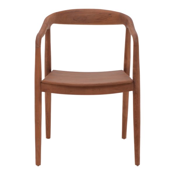 336 000001 3 Zonge armchair pakoworld teak wood skeleton In walnut color 54x57x76cmBOHO CHIC > Chairs and Armchairs