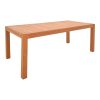 340 000007 Emilio pakoworld table top solid wood 4cm natural wood 160x90cmBOHO CHIC > Dining Tables