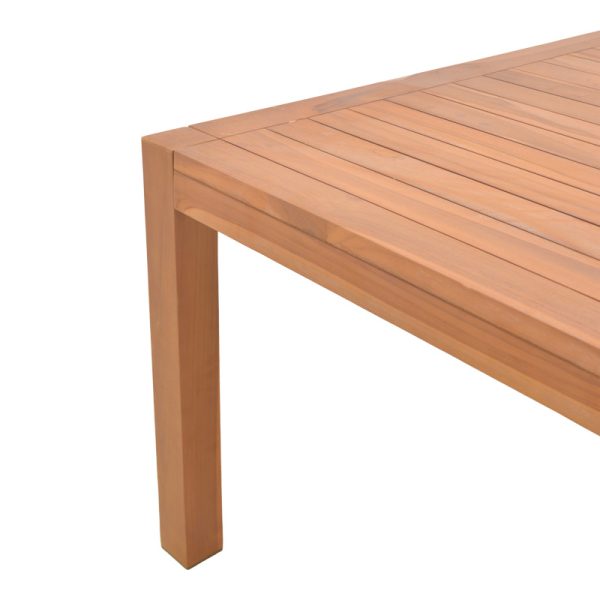 340 000007 3 Vocaly pakoworld teak wood table in natural shade 200x100x75cmBOHO CHIC > Dining Tables