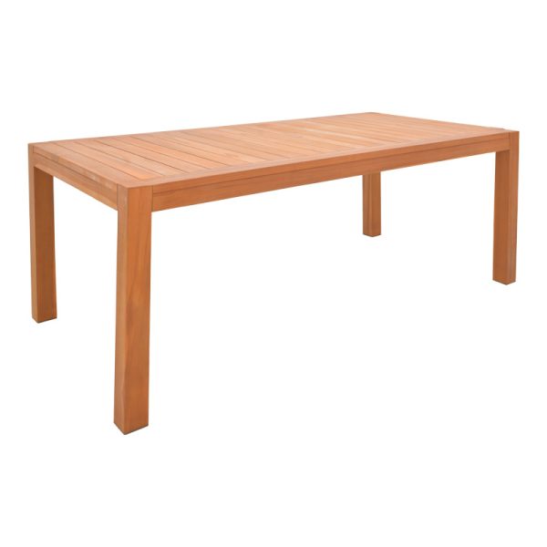 340 000007 Vocaly pakoworld teak wood table in natural shade 200x100x75cmBOHO CHIC > Dining Tables