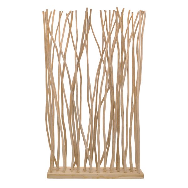 343 000084 Floor decoration Barbin pakoworld teak-suar wood in natural color 120x25x200cmBOHO CHIC > Decoratives