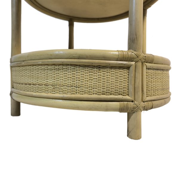 343 000093 3 Moody side table pakoworld pe rattan in natural color D55x51cmIndoor furniture > Tables auxiliary