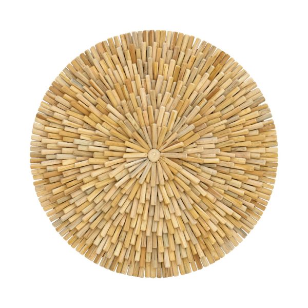 343 000104 Wall decorative Decofy Inart drift wood in natural color D80x5cmDecoration > Decorations > Wall Decorations