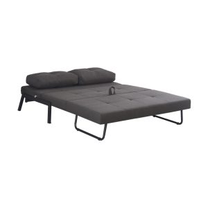 347 000003 2 Sofa-bed Hafrene pakoworld anthracite fabric 151x94x71cmIndoor furniture > Sofas-bed