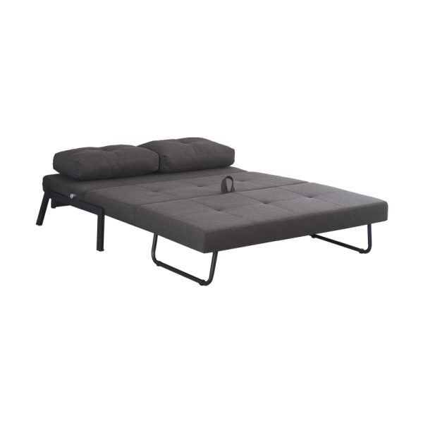 347 000003 2 Sofa-bed Hafrene pakoworld anthracite fabric 151x94x71cmIndoor furniture > Sofas-bed