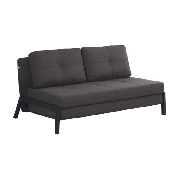 347 000003 Sofa-bed Hafrene pakoworld anthracite fabric 151x94x71cmIndoor furniture > Sofas-bed
