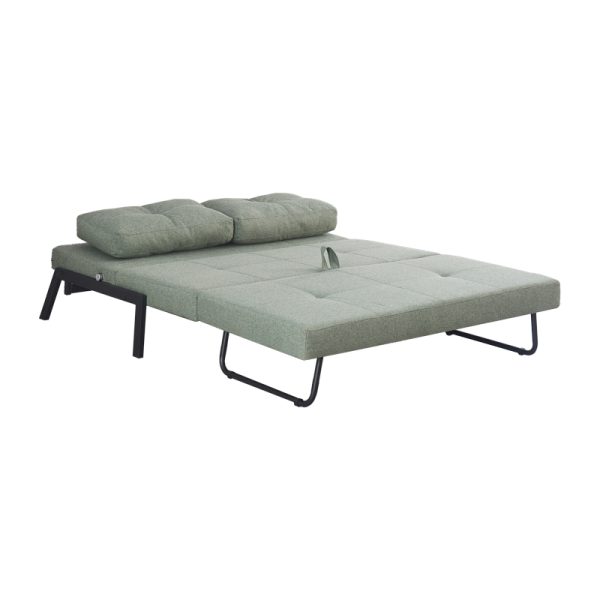 347 000005 2 Sofa-bed Hafrene pakoworld light green fabric 151x94x71cmIndoor furniture > Sofas-bed