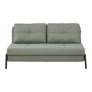 347 000005 3 Sofa-bed Hafrene pakoworld light green fabric 151x94x71cmIndoor furniture > Sofas-bed