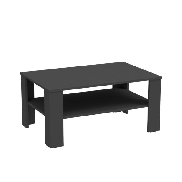 361 000028 Coffee table Khofi pakoworld in anthracite color 90x60x42.3cmIndoor furniture > Coffee tables