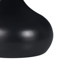 029 000276 3 Kirkene Argos The Classic coffee table black marble sintered stone and black metal D70x40cm