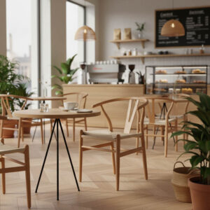 029 000285 1 Wishbone chair Argos The Classic rubberwood-rope in natural shade 53.5x57x74cm
