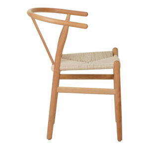 029 000285 3 Wishbone chair Argos The Classic rubberwood-rope in natural shade 53.5x57x74cm