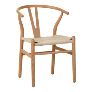 029 000285 Wishbone chair Argos The Classic rubberwood-rope in natural shade 53.5x57x74cm
