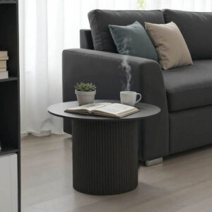 Dovel Argos The Classic coffee table mdf-metal in black shade D70x45cm