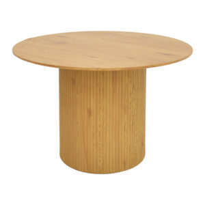 029 000355 2 Karulo Argos The Classic table mdf in sonoma shade Φ120x76cm