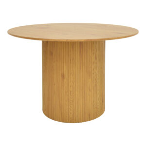 029 000355 Karulo Argos The Classic table mdf in sonoma shade Φ120x76cm