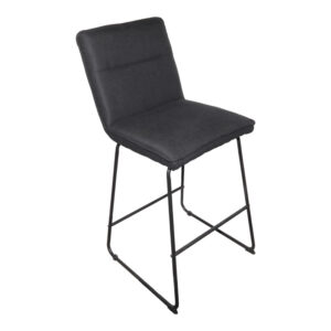 Bar stool Essential Argos The Classic black fabric-black metal leg 53x64.5x107cm