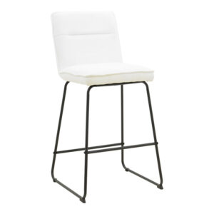 Bar stool Essential Argos The Classic beige fabric-black metal leg 53x64.5x107cm