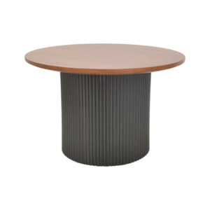 029 000426 1 Dovel Argos The Classic mdf coffee table set of 2 walnut-black metal