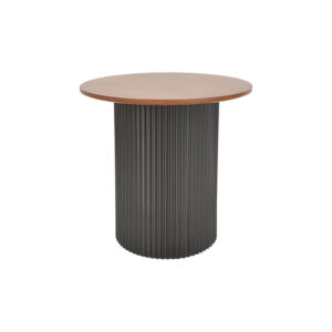 029 000426 2 Dovel Argos The Classic mdf coffee table set of 2 walnut-black metal