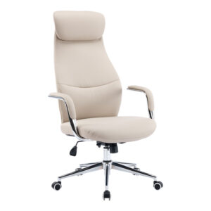 Manager office chair Ferka Argos The Classic beige pu 64x71x120-128cm