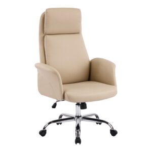 Manager office chair Derjio Argos The Classic beige pu 68x66x115cm