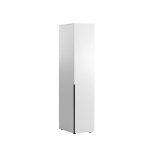 Oryana Argos The Classic column wardrobe with shelves in white diamont shade 45x62x210cm