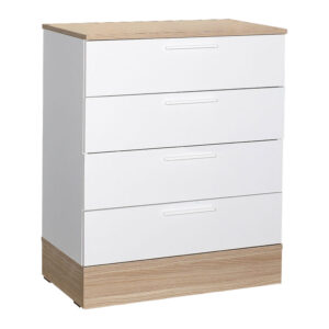 Pelita Argos The Classic chest of drawers in white-oak 72x40x88cm