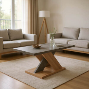Coffee table Solange Argos The Classic sonoma-grey color 110x55x47.5cm