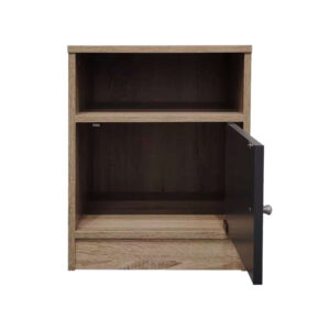 049 000112 3 Foly Argos The Classic bedside table with a cabinet in sonoma-anthracite shade 40x40x50cm