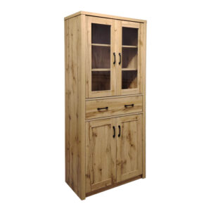Nisso Argos The Classic display case-wardrobe in oak color 80x40x183.5cm