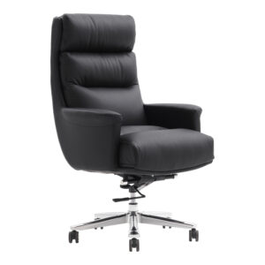 Manager's office chair Nagal Argos The Classic PU in black color 71x73x117-123cm