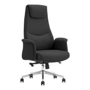 069 000082 Manager's office chair Rekter Argos The Classic PU in black color 77x65x119-127cm