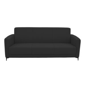 069 000084 1 Three seater sofa Sidica Argos The Classic PU in black color 185x78x83cm