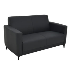 069 000085 Two seater sofa Sidica I Argos The Classic PU in black color 135x78x83cm