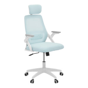 Office chair Peja Argos The Classic fabric mesh mint-frame white 58x60x107-117cm